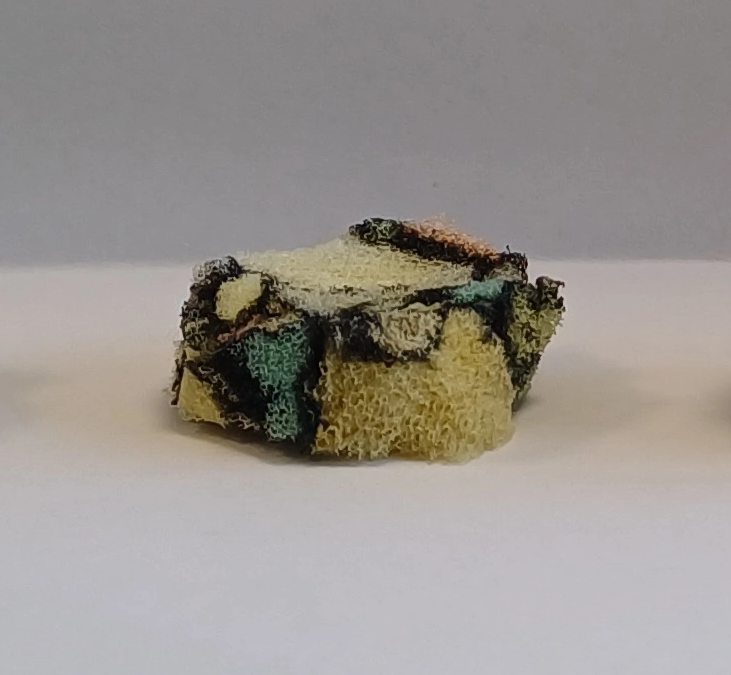 Sample of 6 mm thick rebonded foam foam_sample